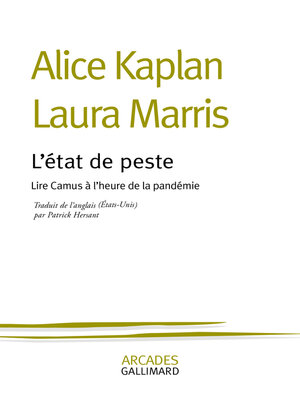 cover image of L'état de peste